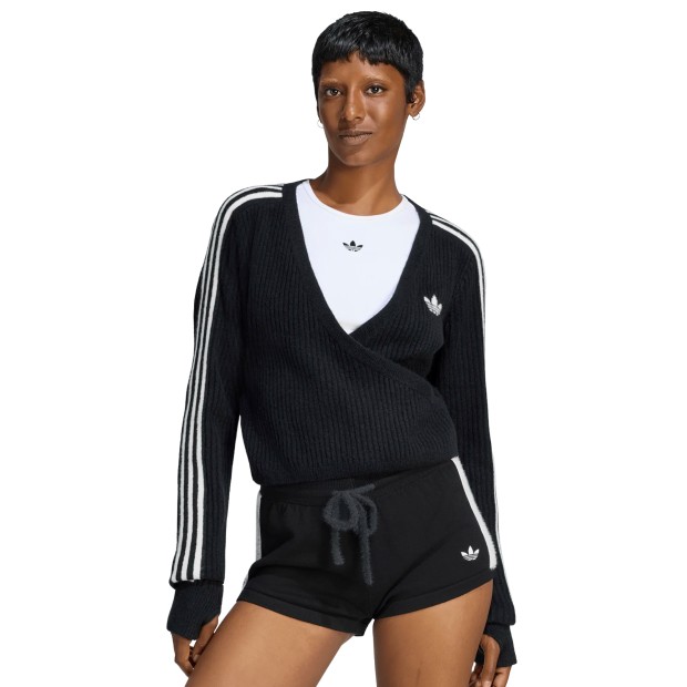adidas Originals Adiluna S2 X Jennie Casaco Knitted Wrap Around Black