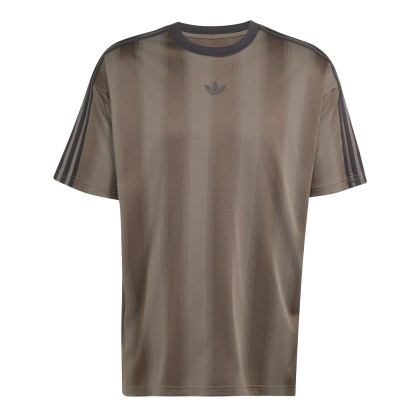 adidas Originals T-shirt Adicolor Jacquard Jersey Brown / Branch