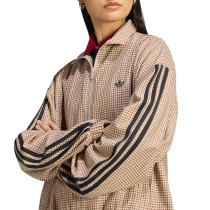 adidas Originals Casaco Checks Crystal Linen / Aurora Coffee adidas Originals Casaco Checks Crystal Linen / Aurora Coffee