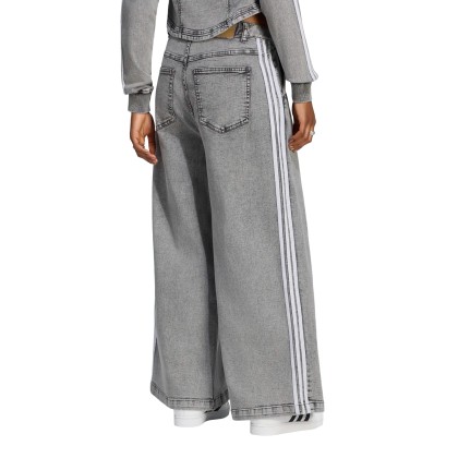adidas Originals Cal�a Denim Wide Leg Washed Grey Denim