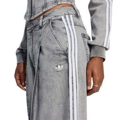 adidas Originals Cal�a Denim Wide Leg Washed Grey Denim
