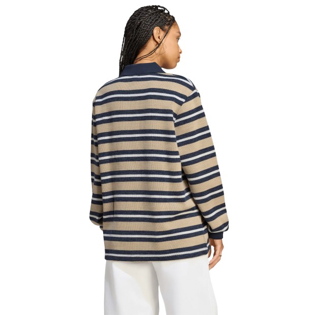adidas Originals Polo Stripe Knitted Khaki Three