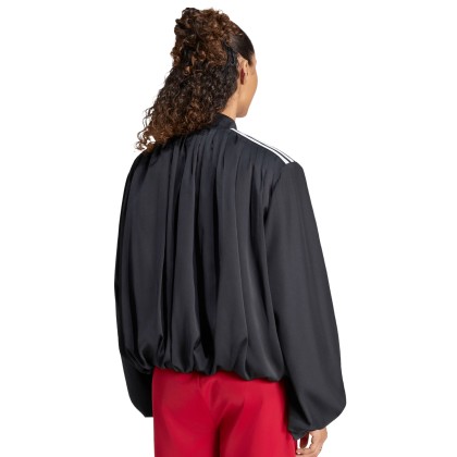 adidas Originals Casaco Satin Pleated Black