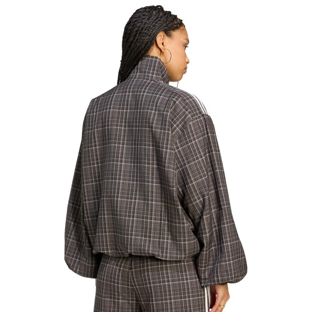 adidas Originals Casaco Blousy Check Night Brown