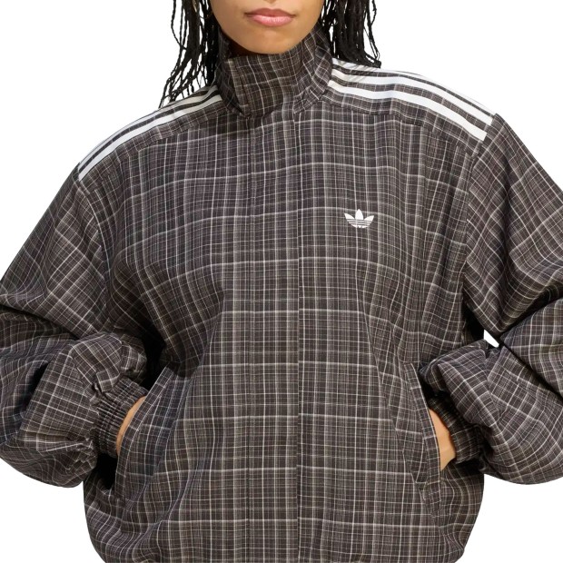 adidas Originals Casaco Blousy Check Night Brown