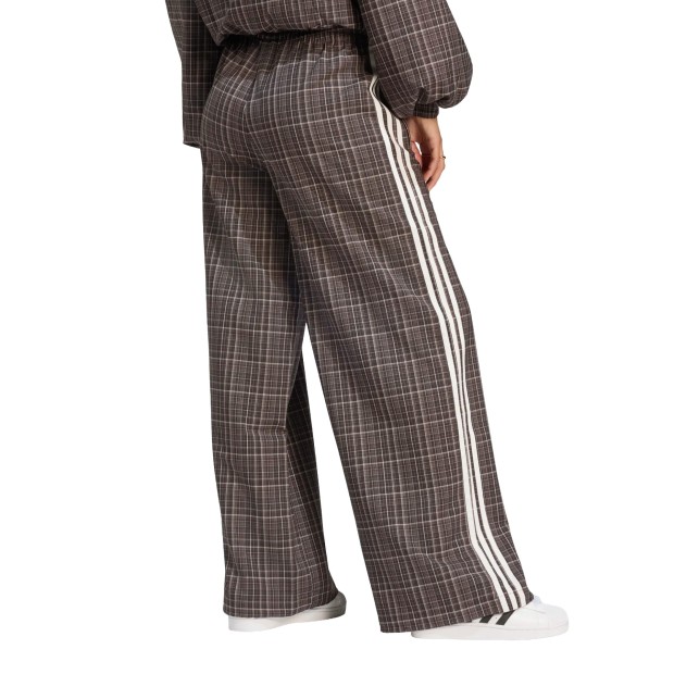 adidas Originals Calça Loose Check Night Brown