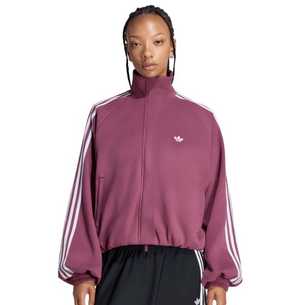 adidas Originals Casaco Adilenium S6 Faux Suede Maroon