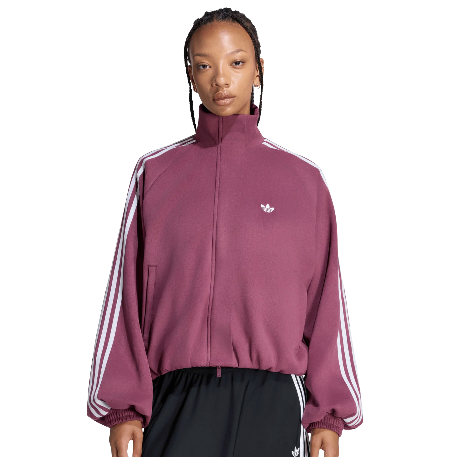 adidas Originals Casaco Adilenium S6 Faux Suede Maroon