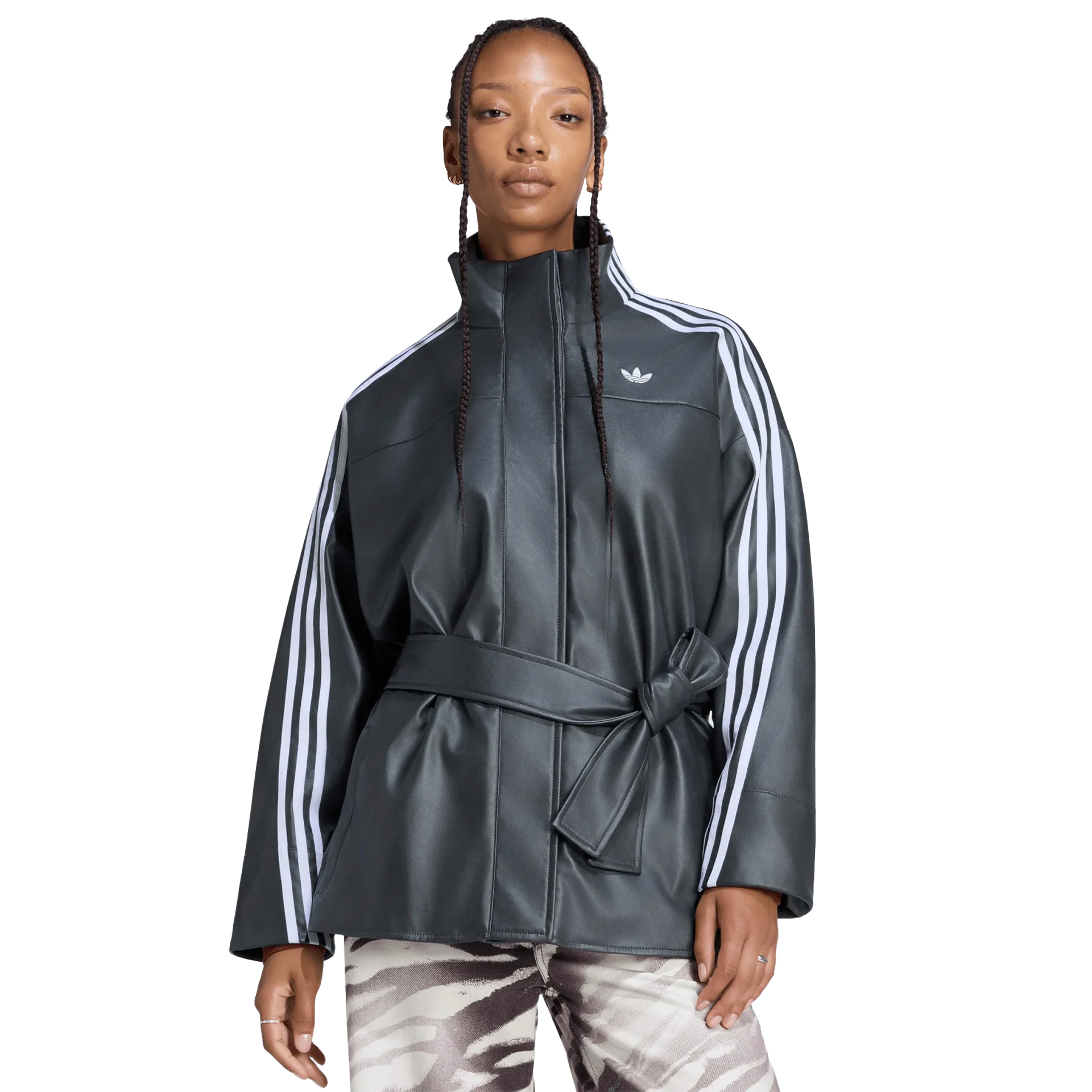 adidas Originals Casaco Adilenium S6 Pleather Black