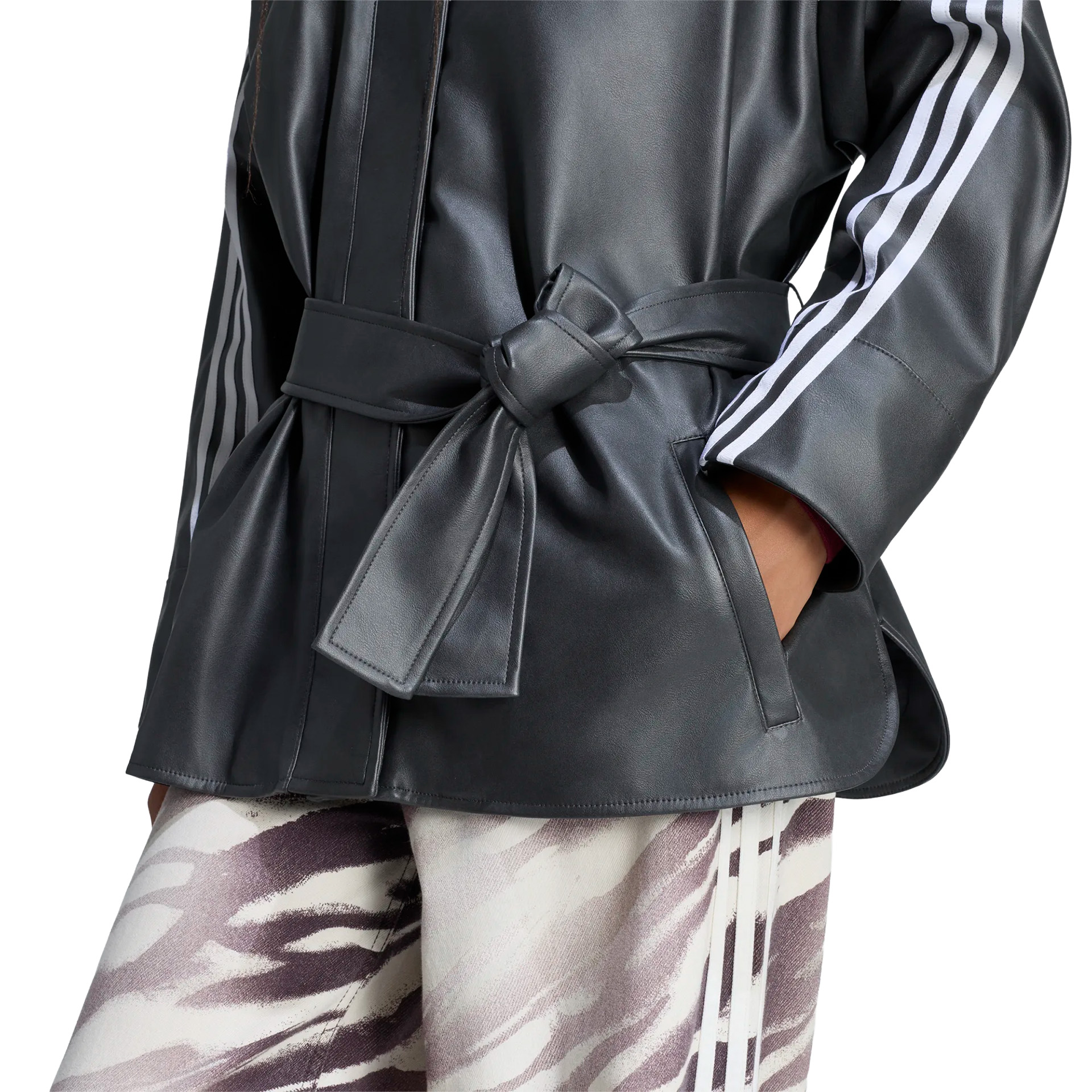 adidas Originals Casaco Adilenium S6 Pleather Black