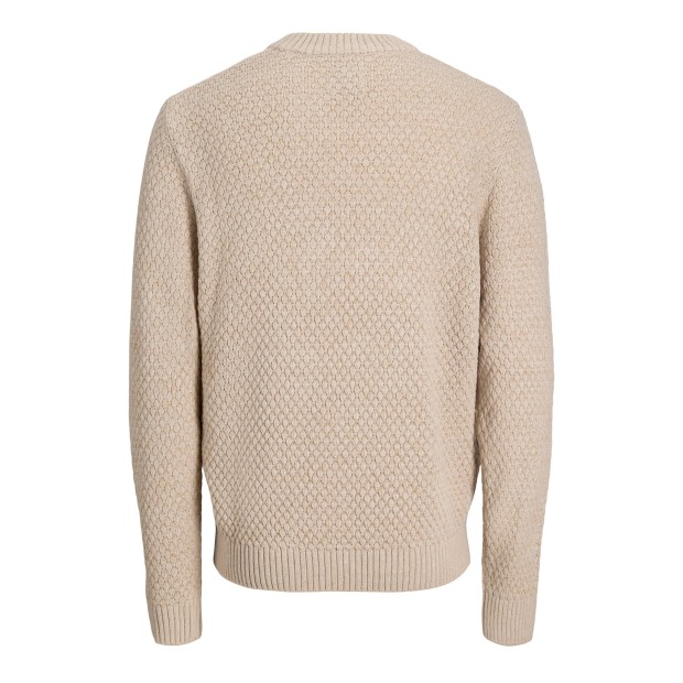 Jack & Jones Camisola Blake Knit Crew Neck Moonbeam