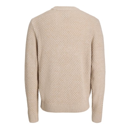 Jack & Jones Camisola Blake Knit Crew Neck Moonbeam