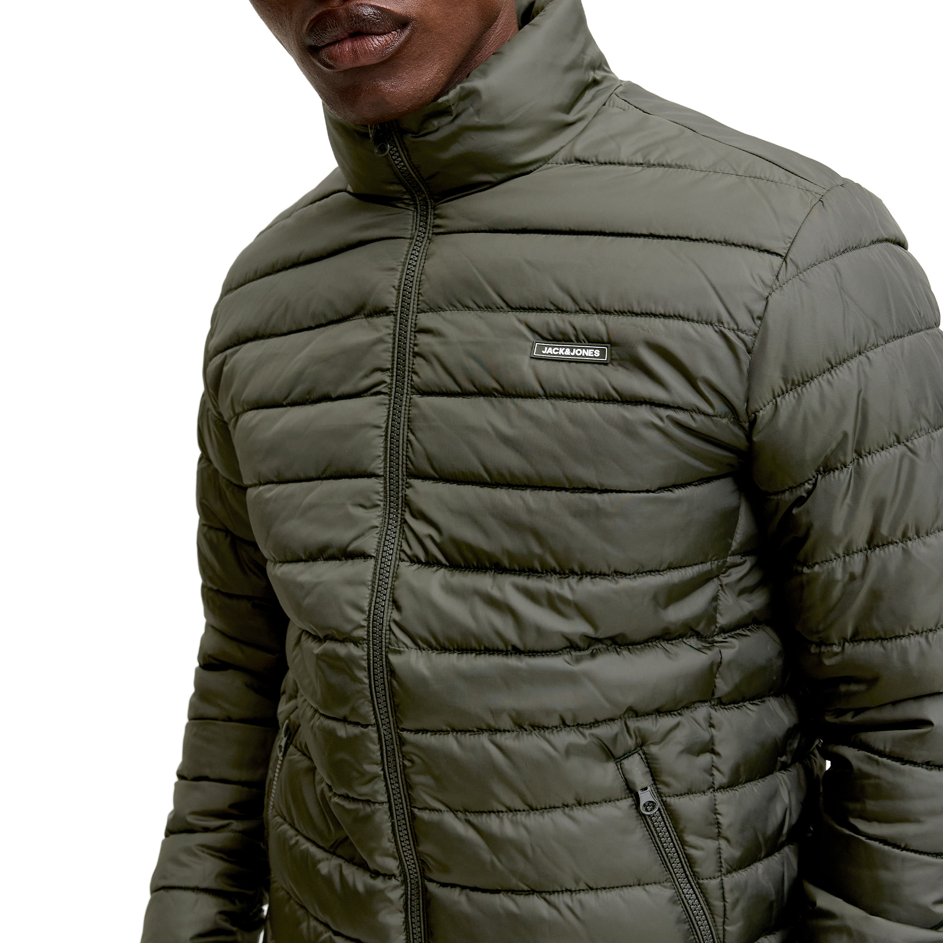 Jack & Jones Casaco Elvis Light Puffer Collar Rosin
