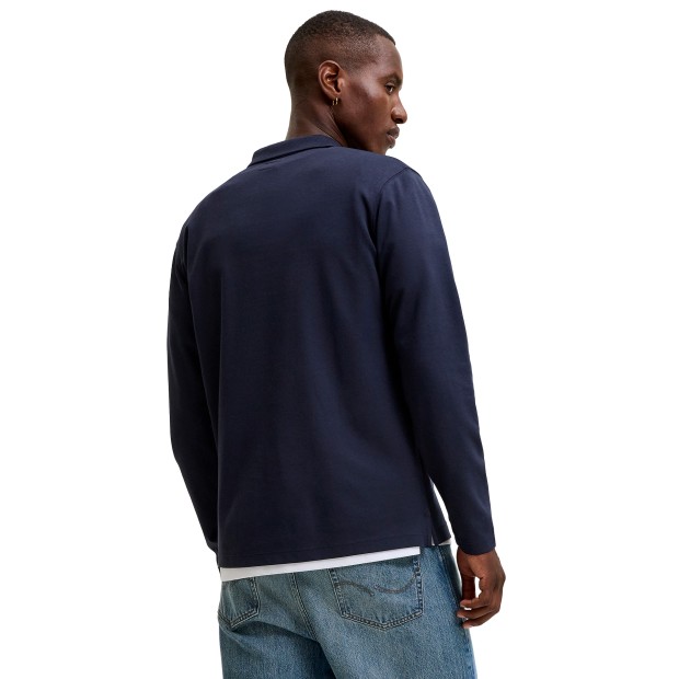 Jack & Jones Polo Ethan Zip Night Sky