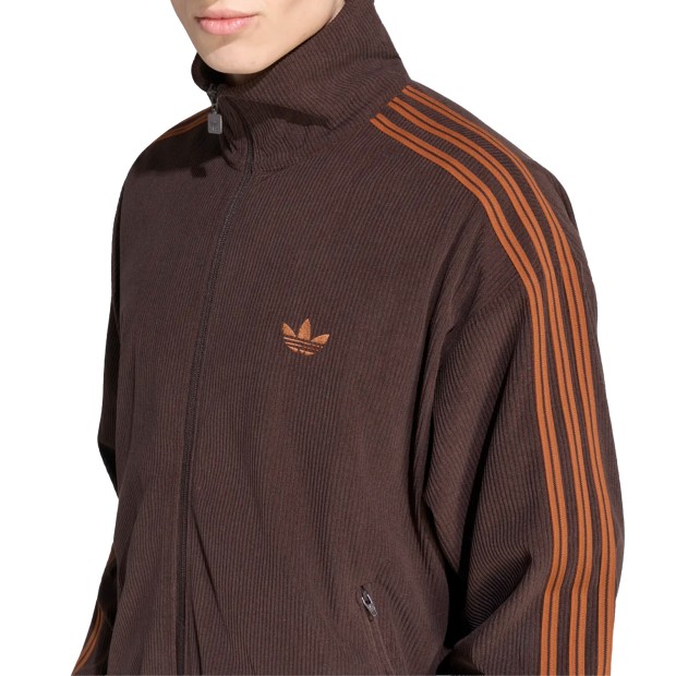 adidas Originals Casaco Firebird Corduroy Brown / Aurora Coffee