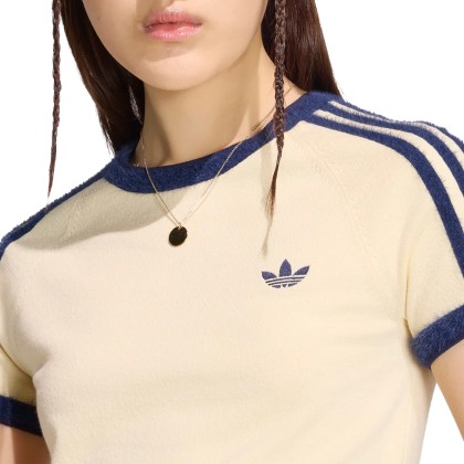 adidas Originals T-shirt Knitted Yellow / Warm Vanilla