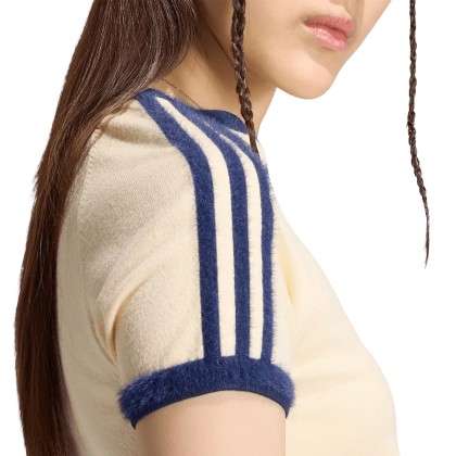 adidas Originals T-shirt Knitted Yellow / Warm Vanilla