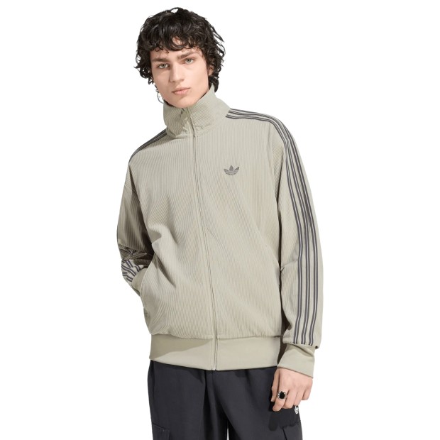 adidas Originals Casaco Firebird Corduroy Green / Silver Pebble