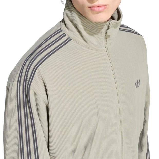 adidas Originals Casaco Firebird Corduroy Green / Silver Pebble