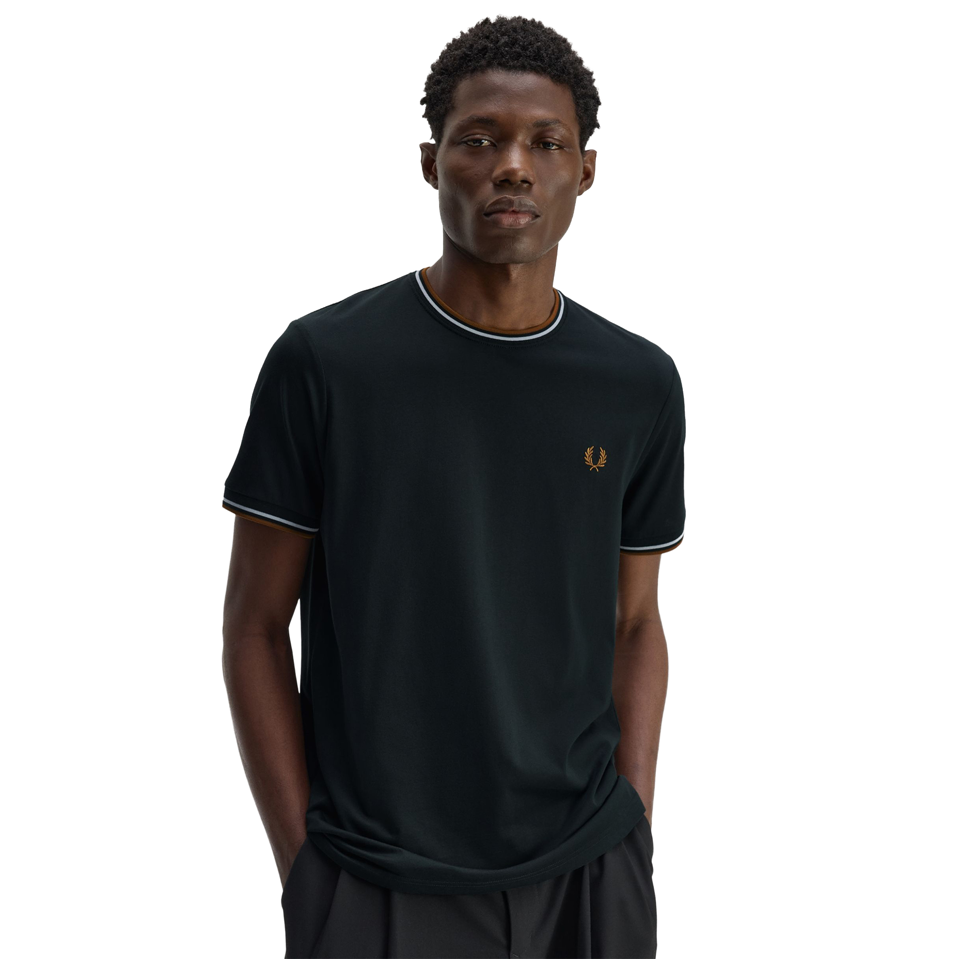 Fred Perry T-shirt M1588v-78c Ntgrn/dskbl/dkca