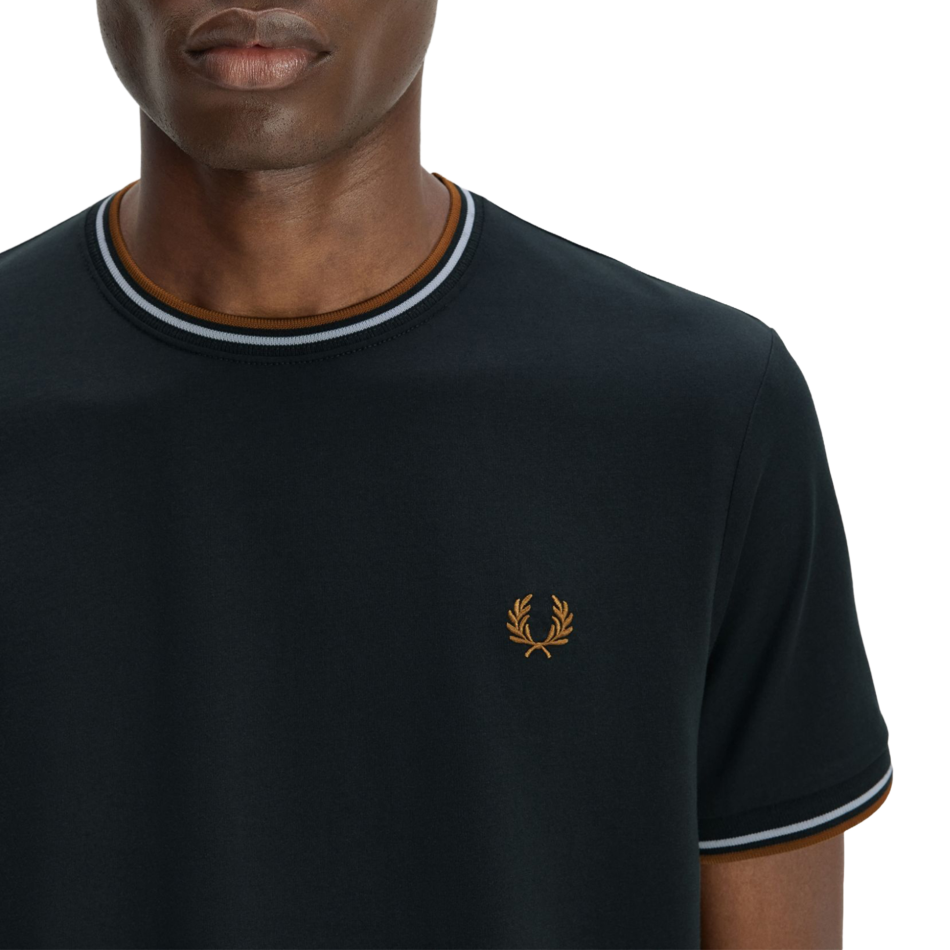 Fred Perry T-shirt M1588v-78c Ntgrn/dskbl/dkca