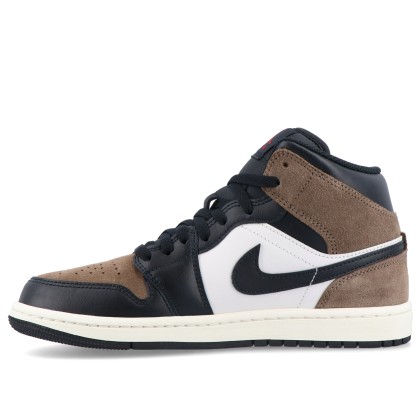 Air Jordan 1 Mid Black/phantom-palomino-university Red