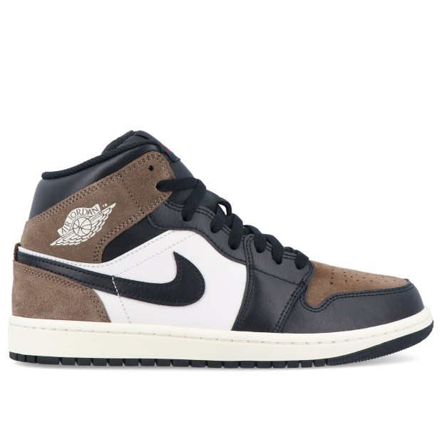 Air Jordan 1 Mid Black/phantom-palomino-university Red