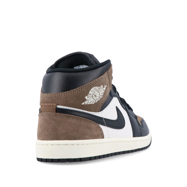 Air Jordan 1 Mid Black/phantom-palomino-university Red