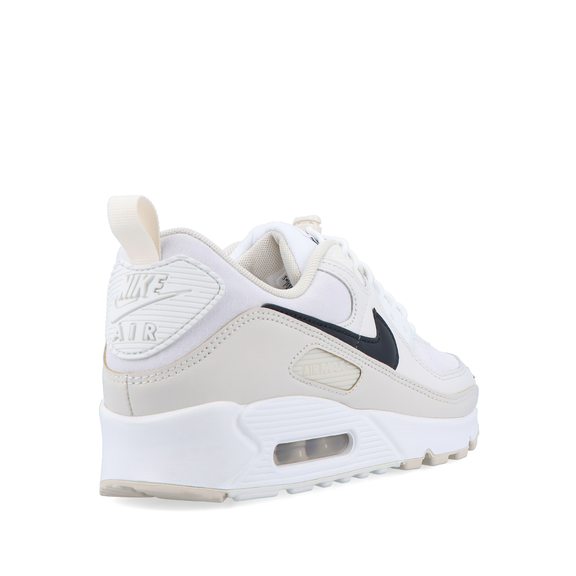 Nike Air Max 90 White/black-lt Orewood Brn-phantom