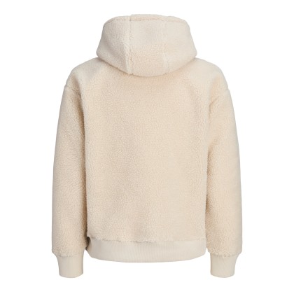 Jack & Jones Sweat Norrebro Teddy Hood Oatmeal Jack & Jones Sweat Norrebro Teddy Hood Oatmeal