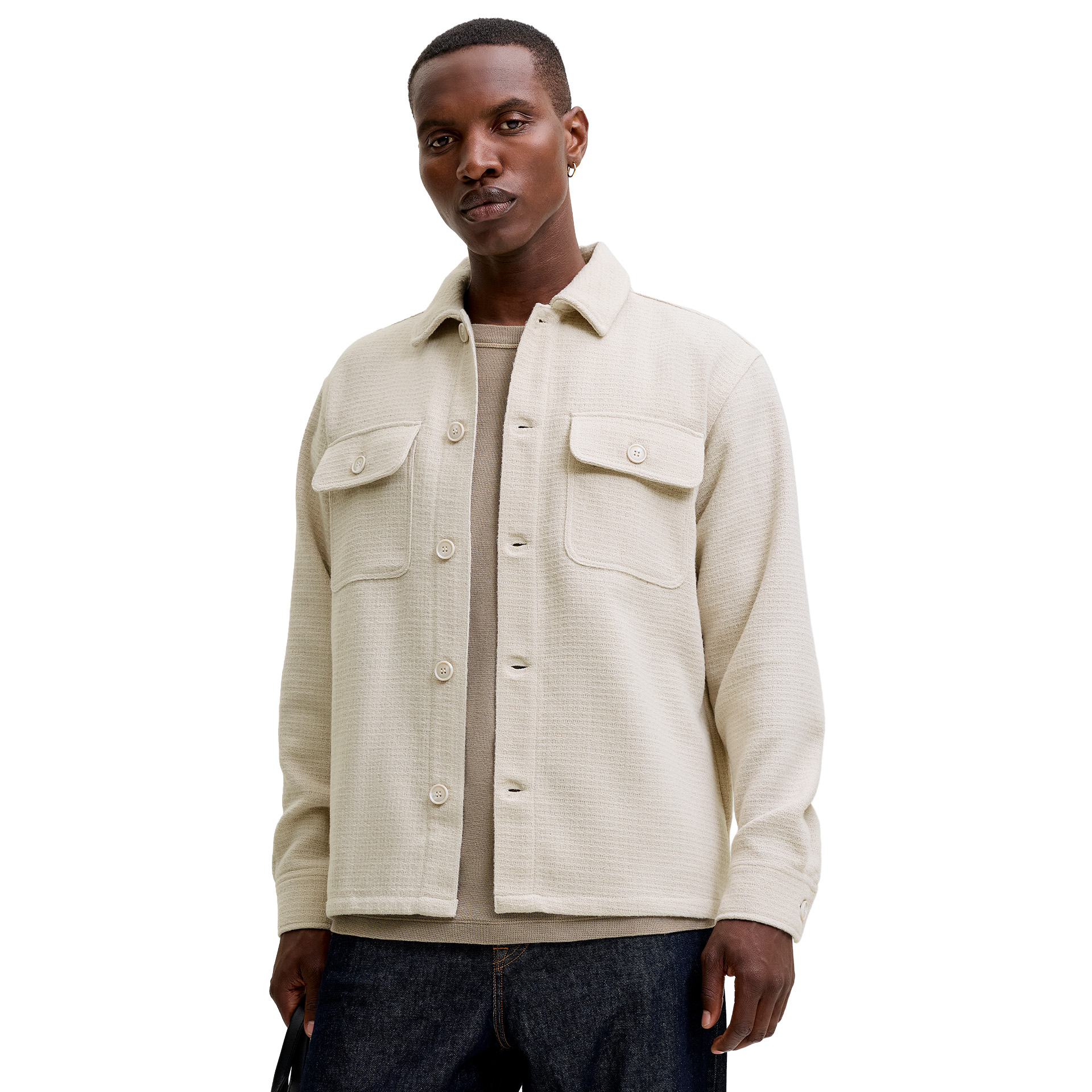 Jack & Jones Camisa Regent Structure Moonbeam