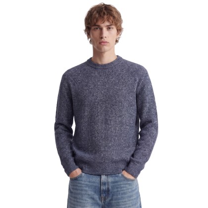 Jack & Jones Camisola Frederiksberg Ollie Knit Crew Neck Crown Blue Melange