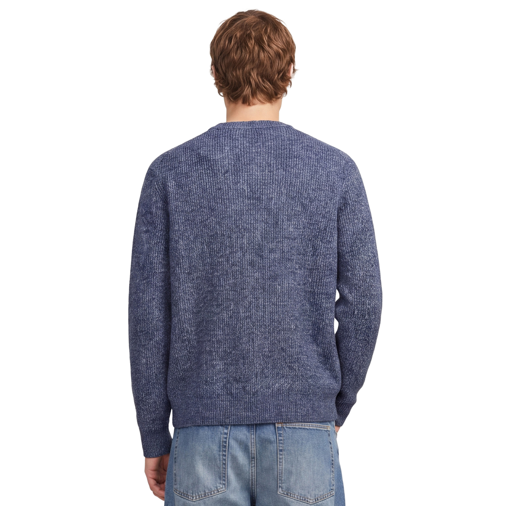 Jack & Jones Camisola Frederiksberg Ollie Knit Crew Neck Crown Blue Melange