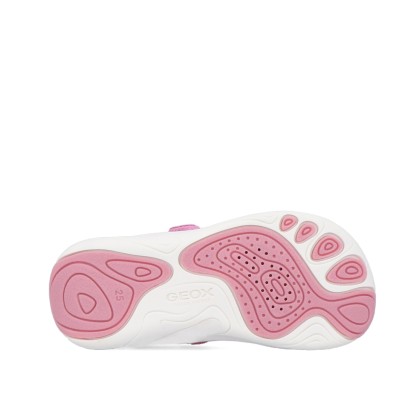 Geox B Foot-run Dk Pink/white