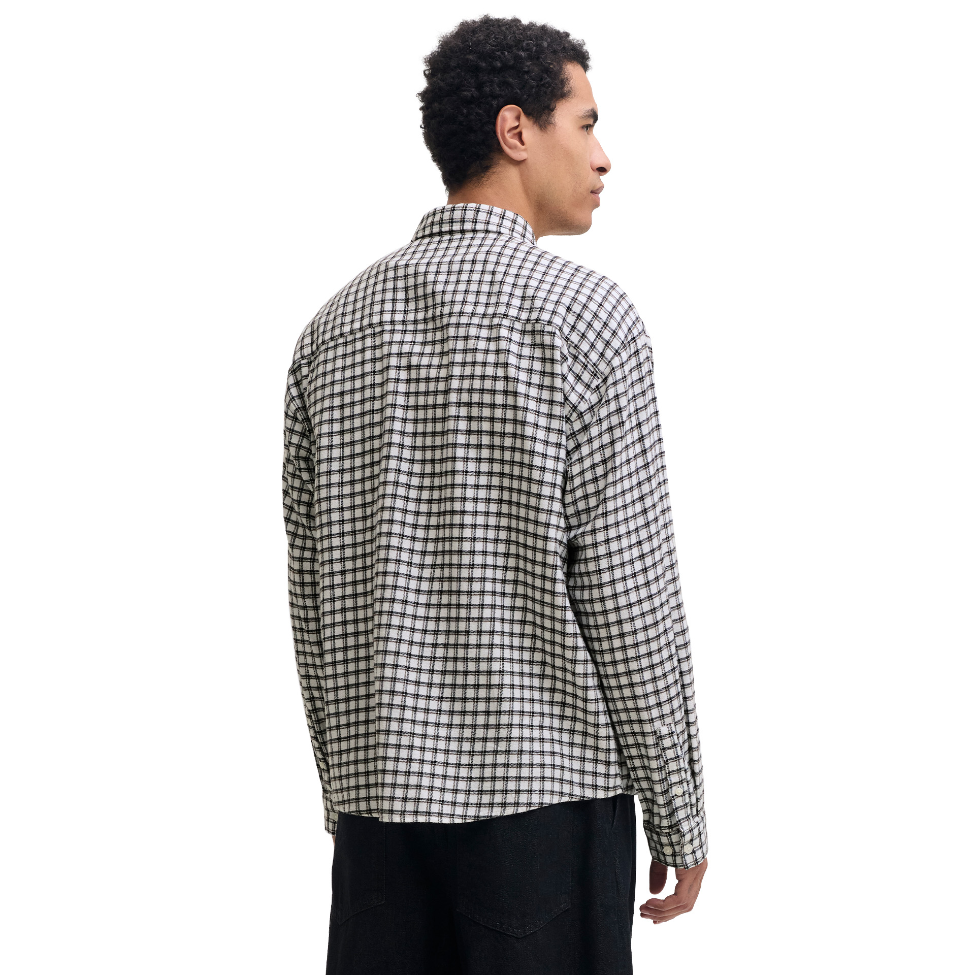 Jack & Jones Camisa Frederiksberg Flannel Antique White Checks