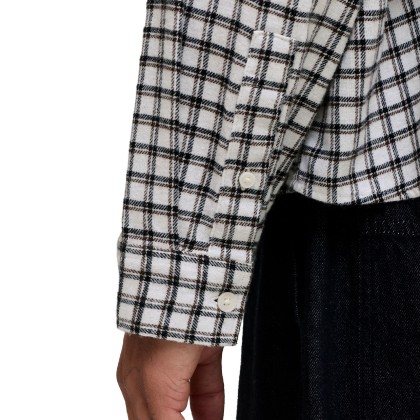 Jack & Jones Camisa Frederiksberg Flannel Antique White Checks