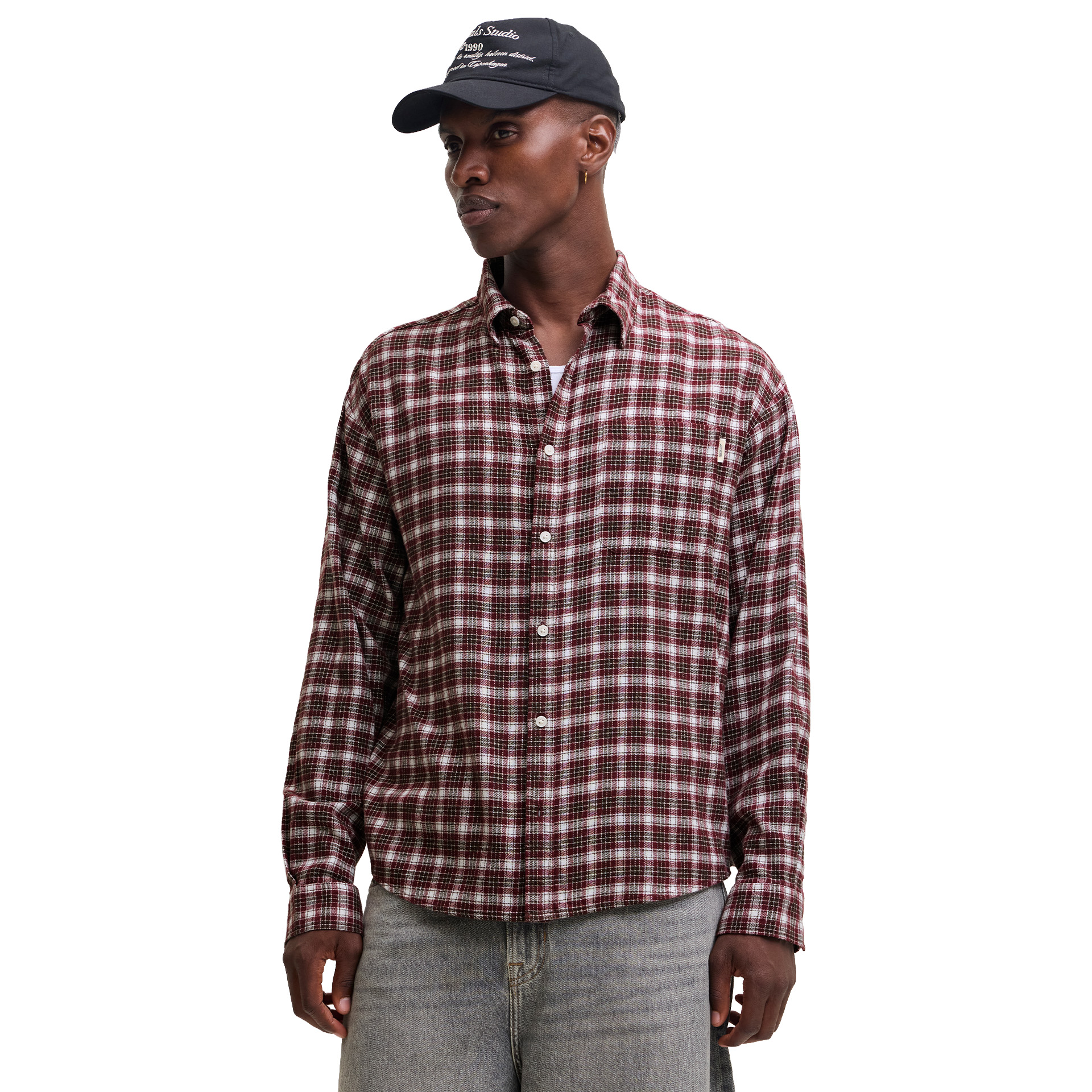 Jack & Jones Camisa Frederiksberg Flannel Chocolate Truffle Checks