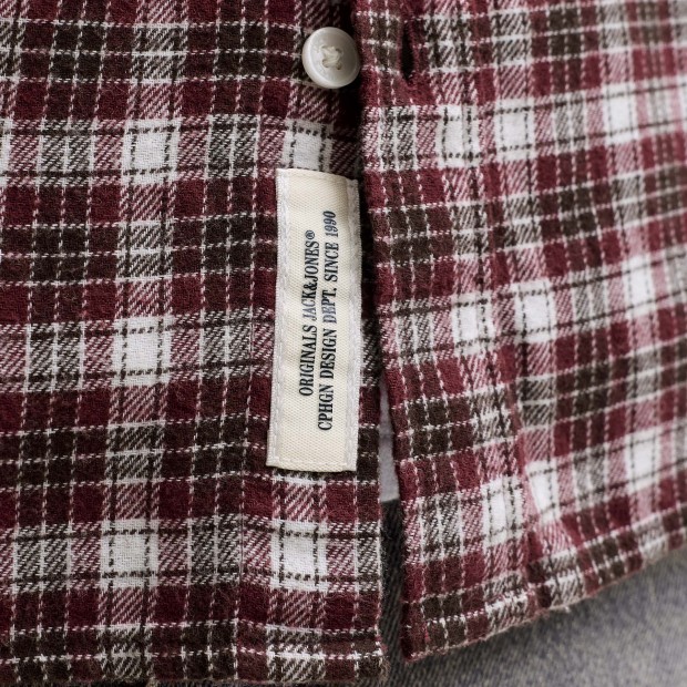 Jack & Jones Camisa Frederiksberg Flannel Chocolate Truffle Checks