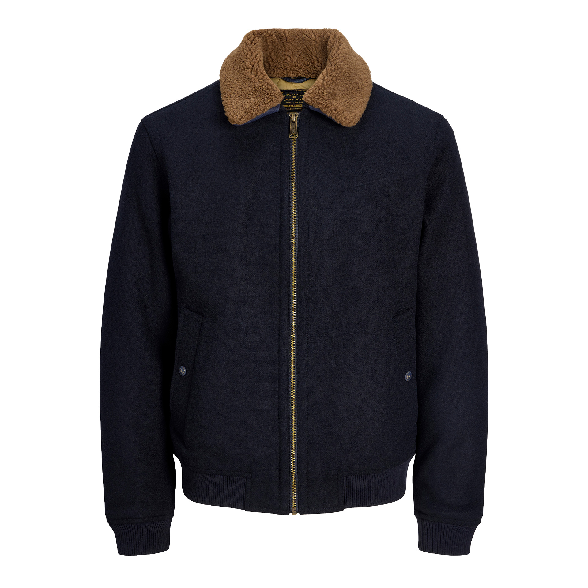 Jack & Jones Casaco Melvin Wool Blend Dark Navy
