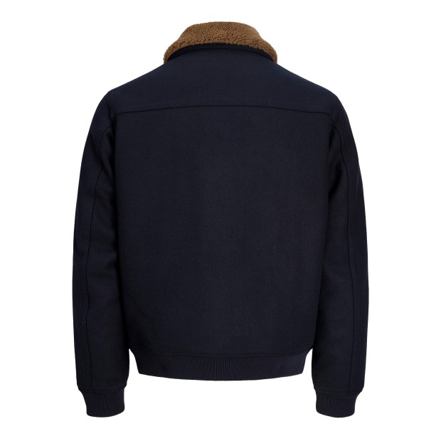 Jack & Jones Casaco Melvin Wool Blend Dark Navy