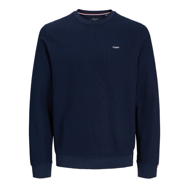 Jack & Jones Sweat Alves Structure Crewneck Navy Blazer