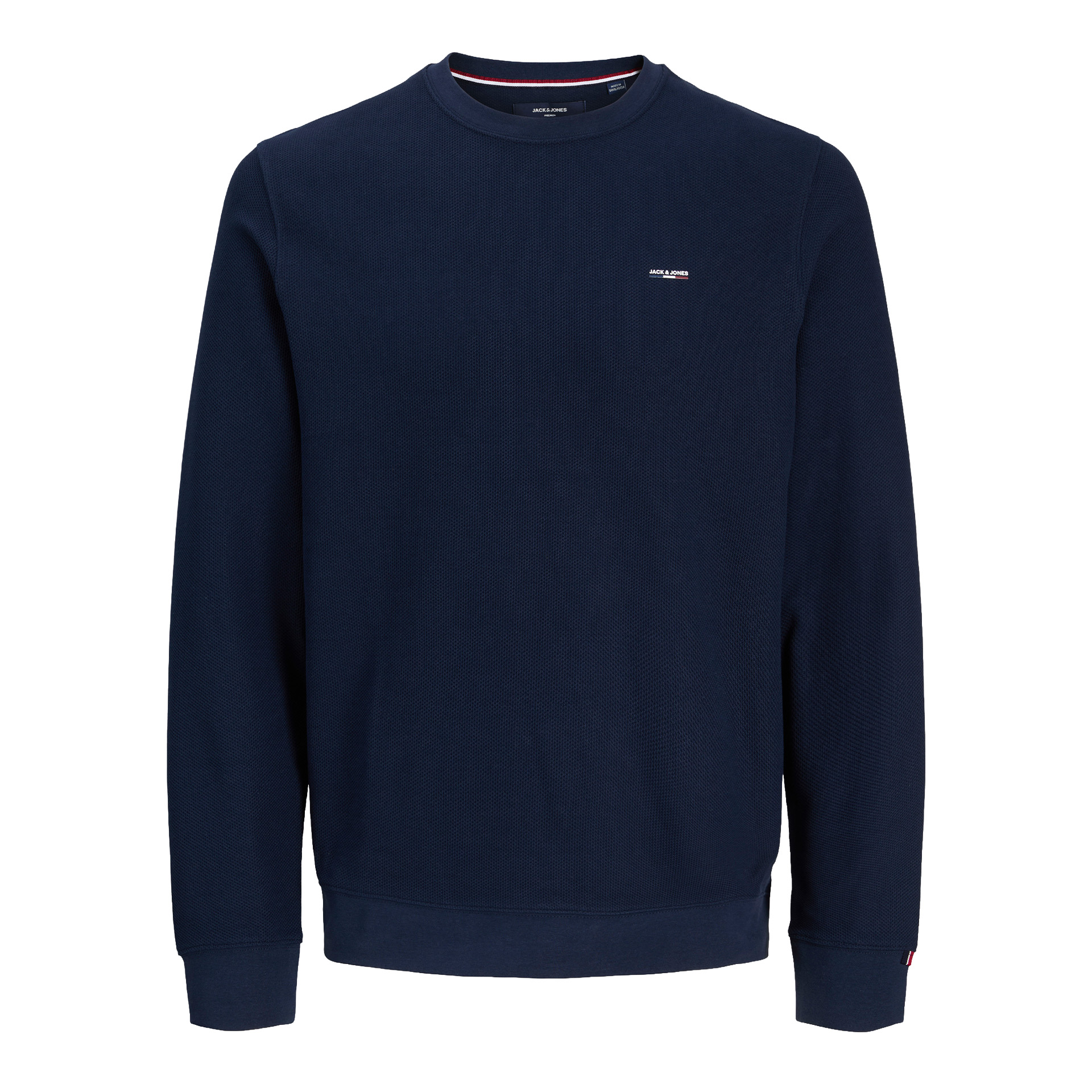 Jack & Jones Sweat Alves Structure Crewneck Navy Blazer