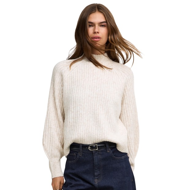 Only Camisola Kalibu Knt Cloud Dancer Melange