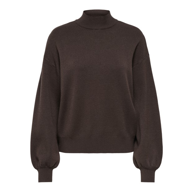 Only Camisola Enya O-neck Knt Chocolate Torte