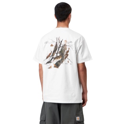 Carhartt Wip T-shirt Feather Progress White Carhartt Wip T-shirt Feather Progress White