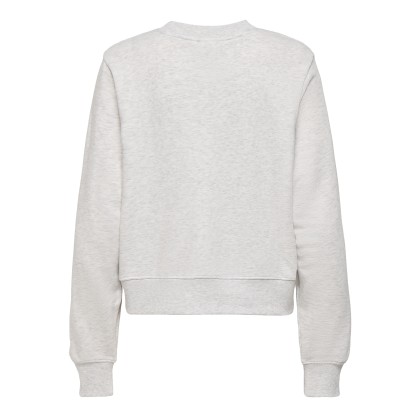 Only Sweat Bila Bear O-neck Light Grey Melange Teddy Stay Positive