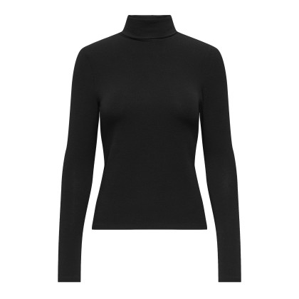 Only Longsleeve Glamour Roll-neck Black