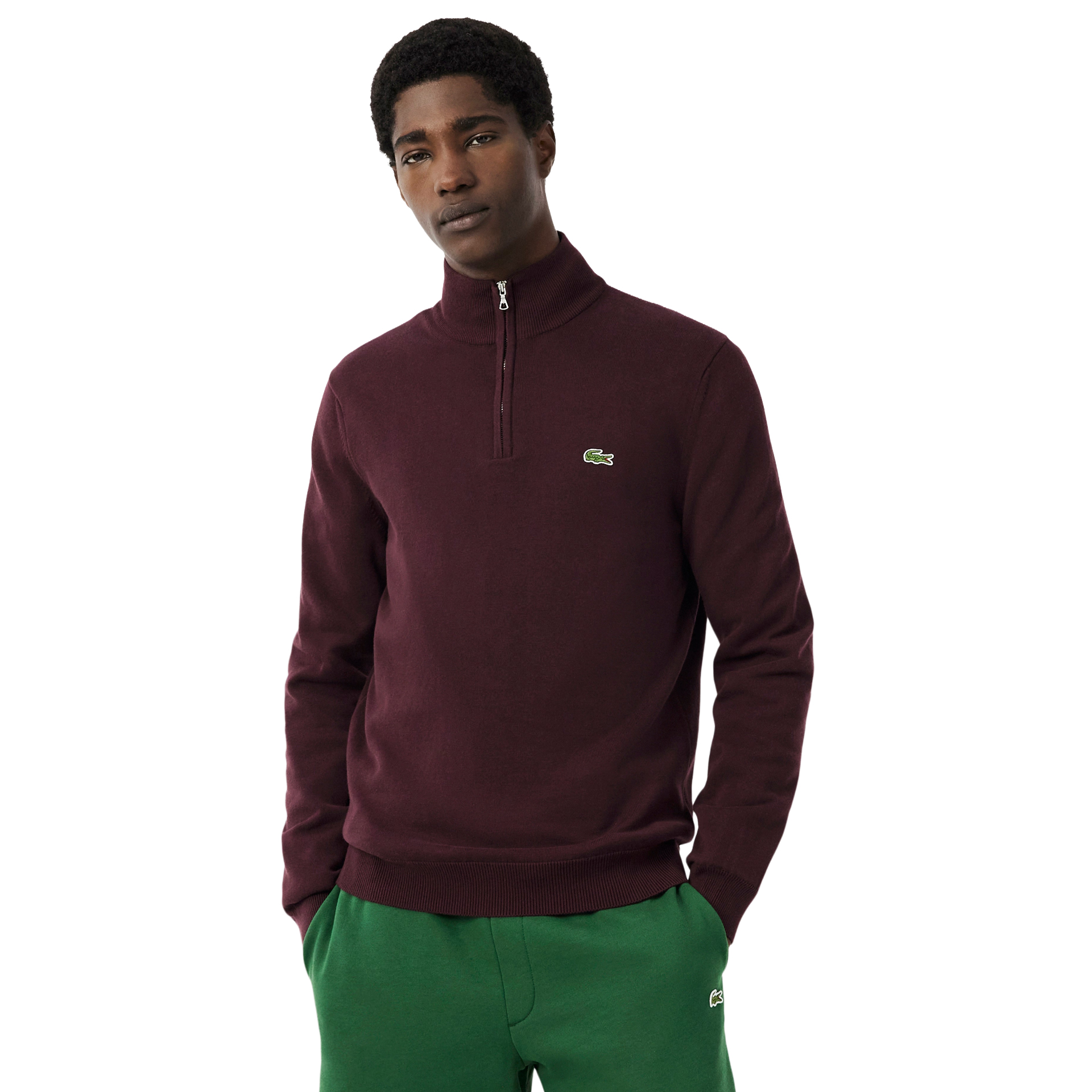 Lacoste Sweat Regular Fit Half-zip Oxalis
