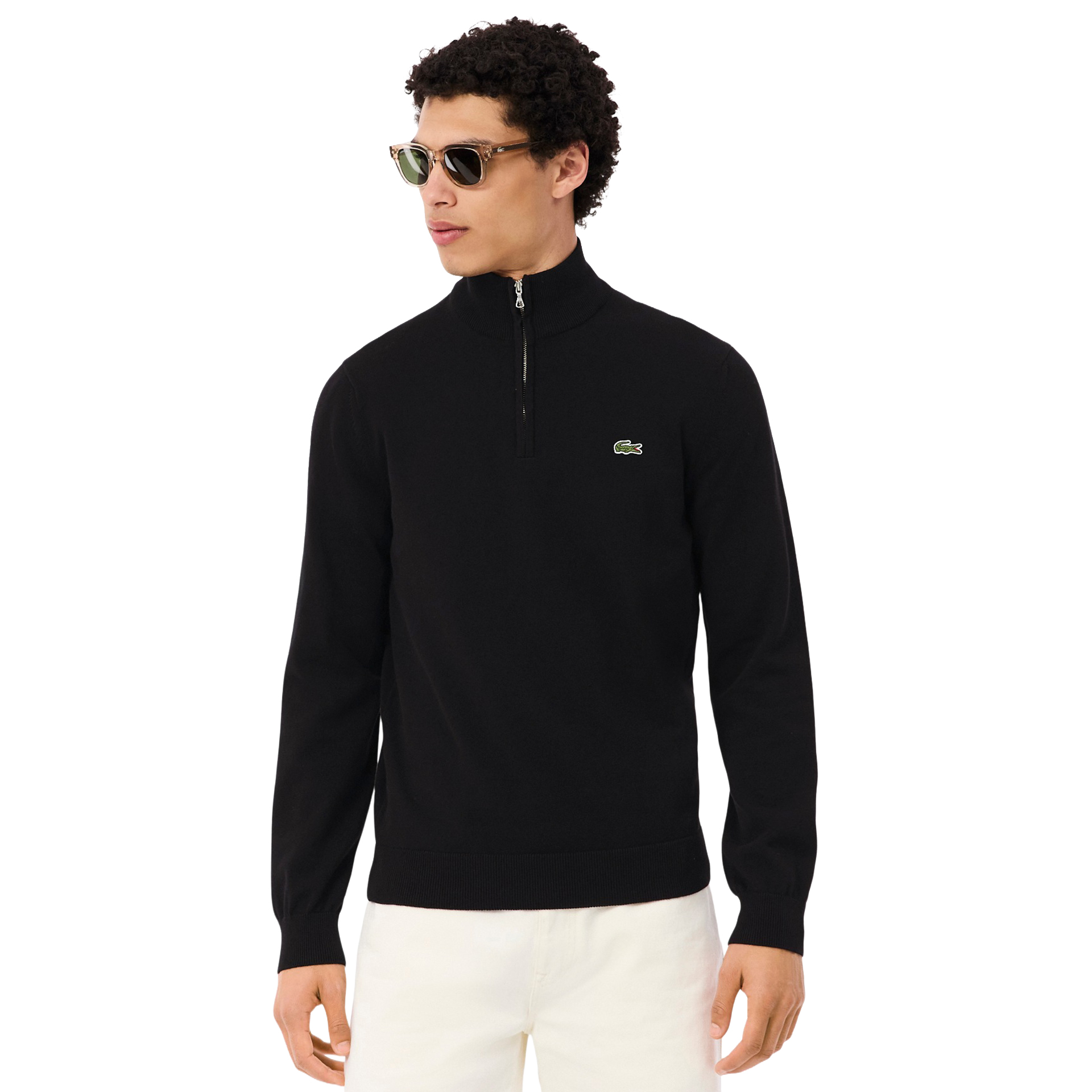 Lacoste Sweat Regular Fit Half-zip Black