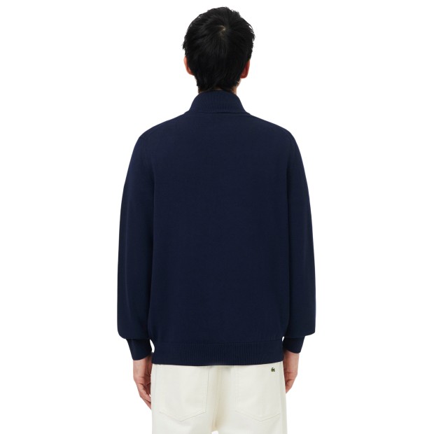 Lacoste Sweat Regular Fit Half-zip Navy Blue